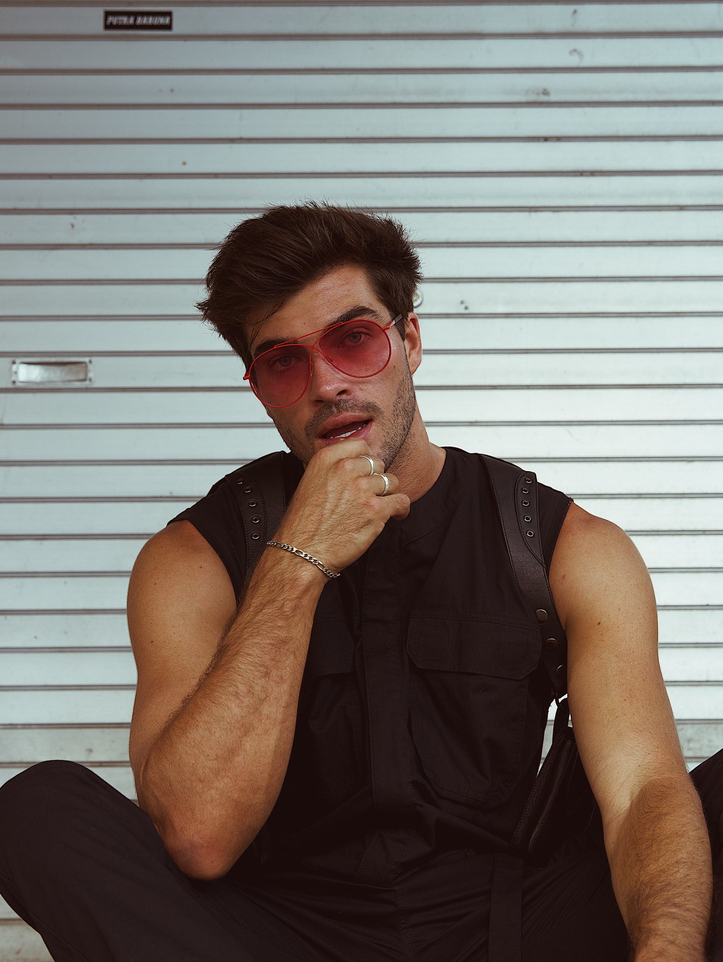 JIMMY WHO Red / Gradient Pink