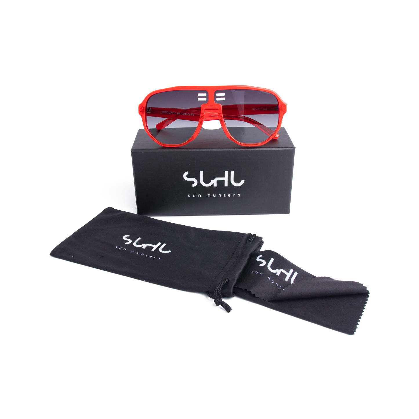 RIDER Red / Gradient Smoke