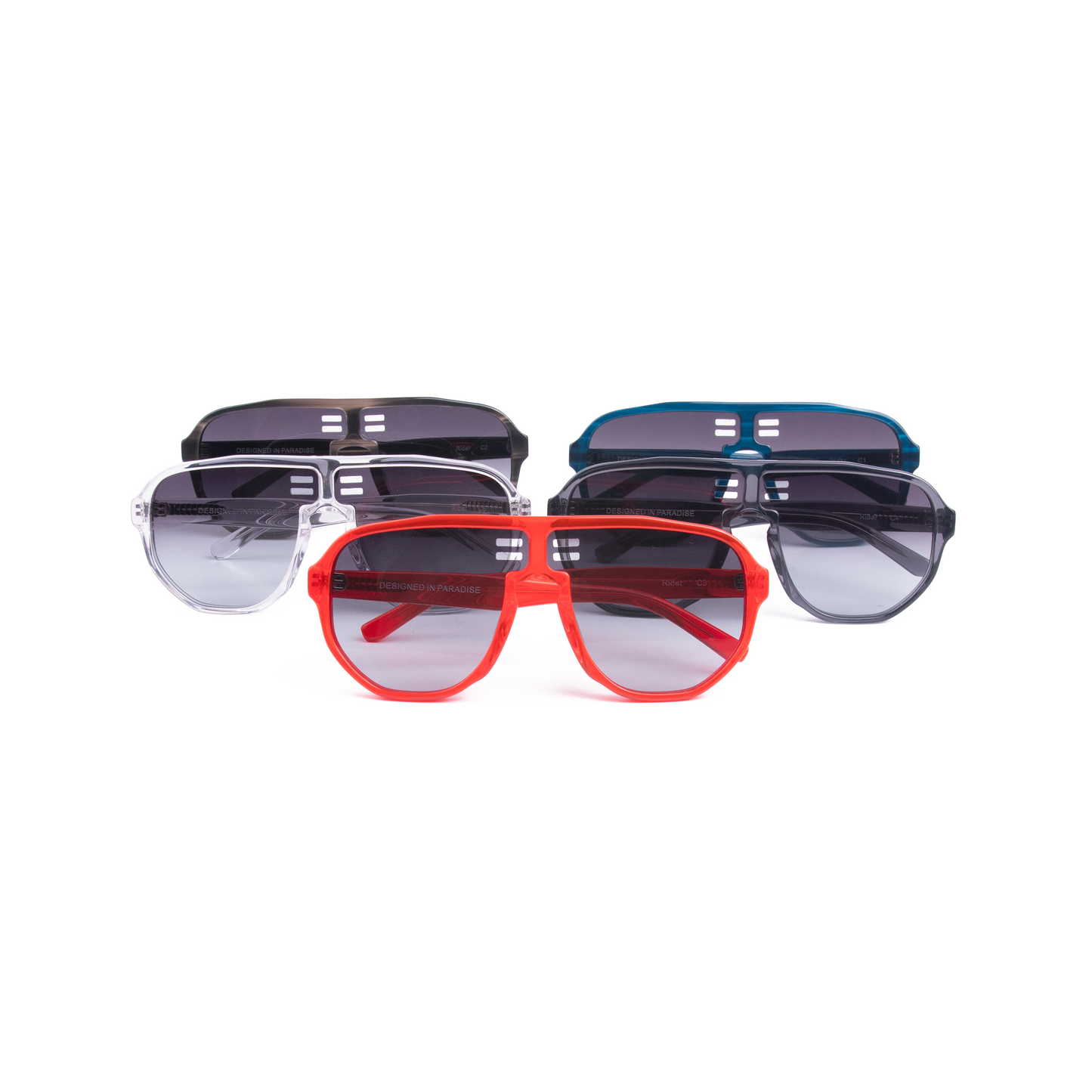 RIDER Red / Gradient Smoke