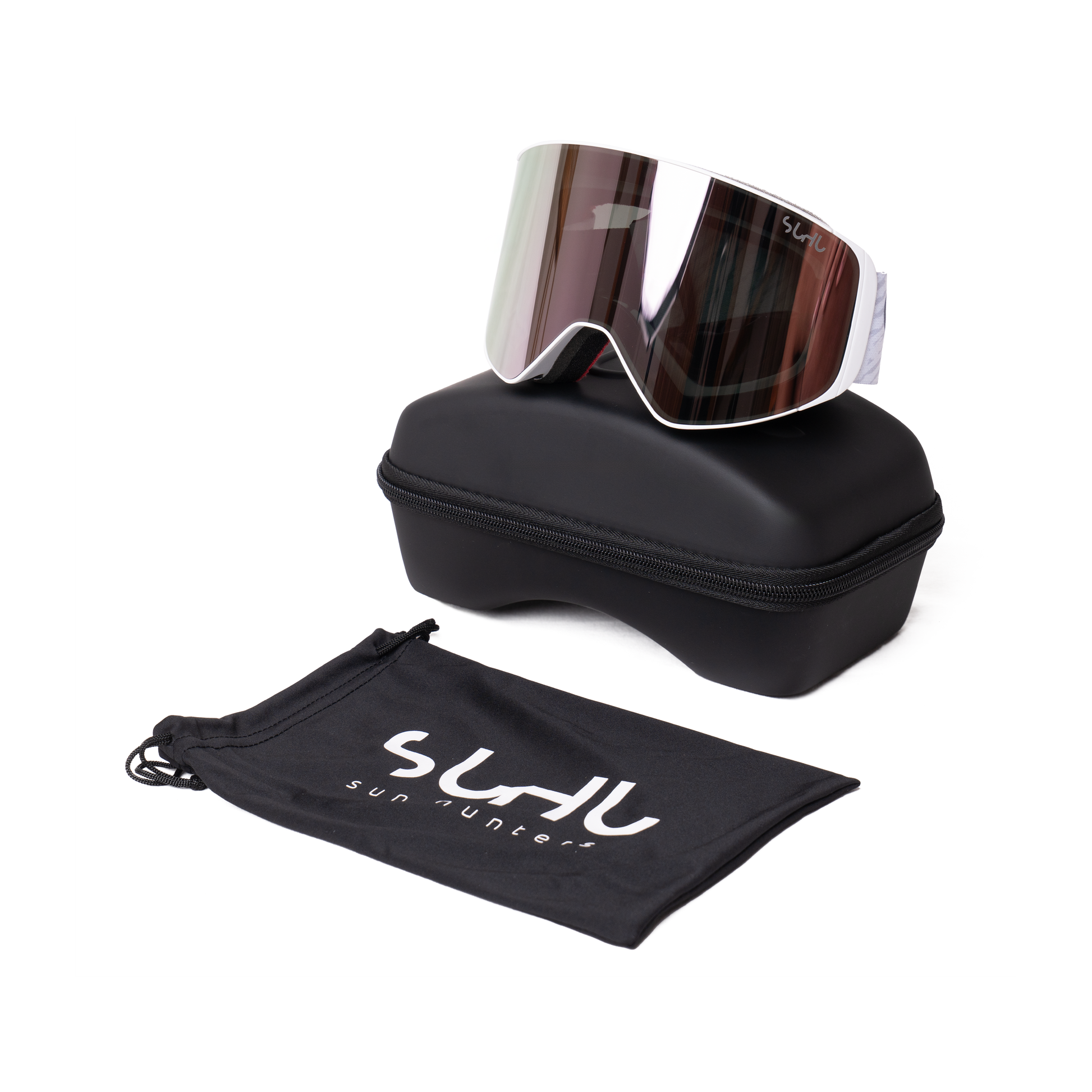 LIGHTSPEED SNOW GOGGLES / WHITE / WHITE – Sun Hunters