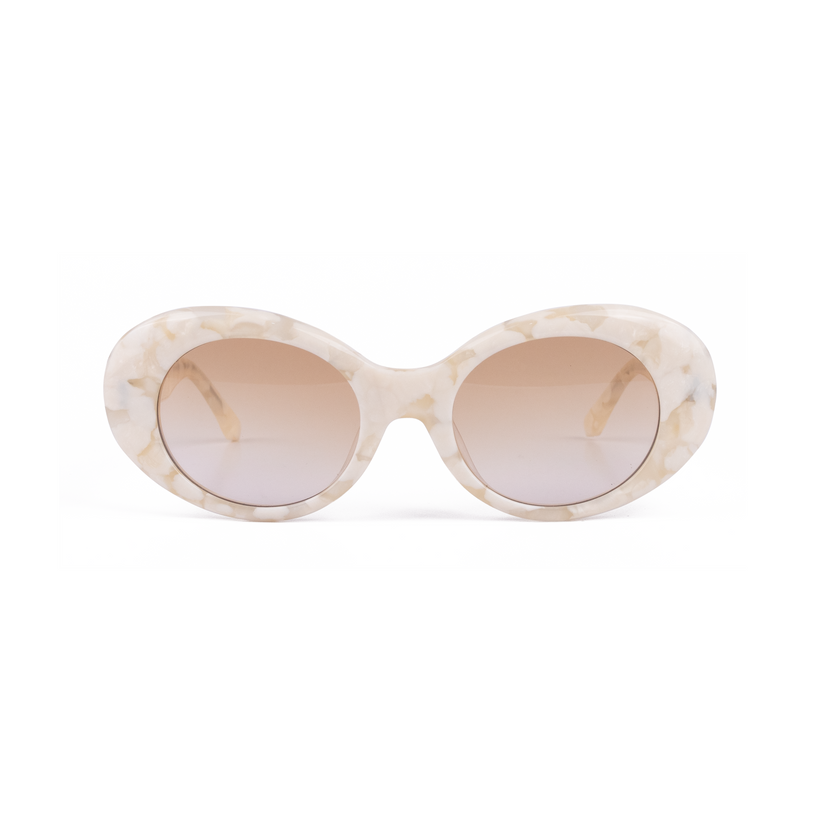 AUDREY in White | SUHU Sunglasses – Sun Hunters