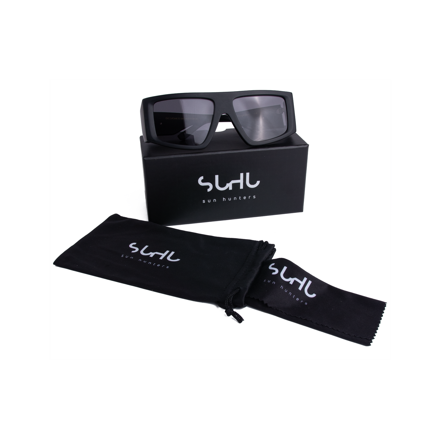 KINGFISHER Matte Black / Smoke Polarised