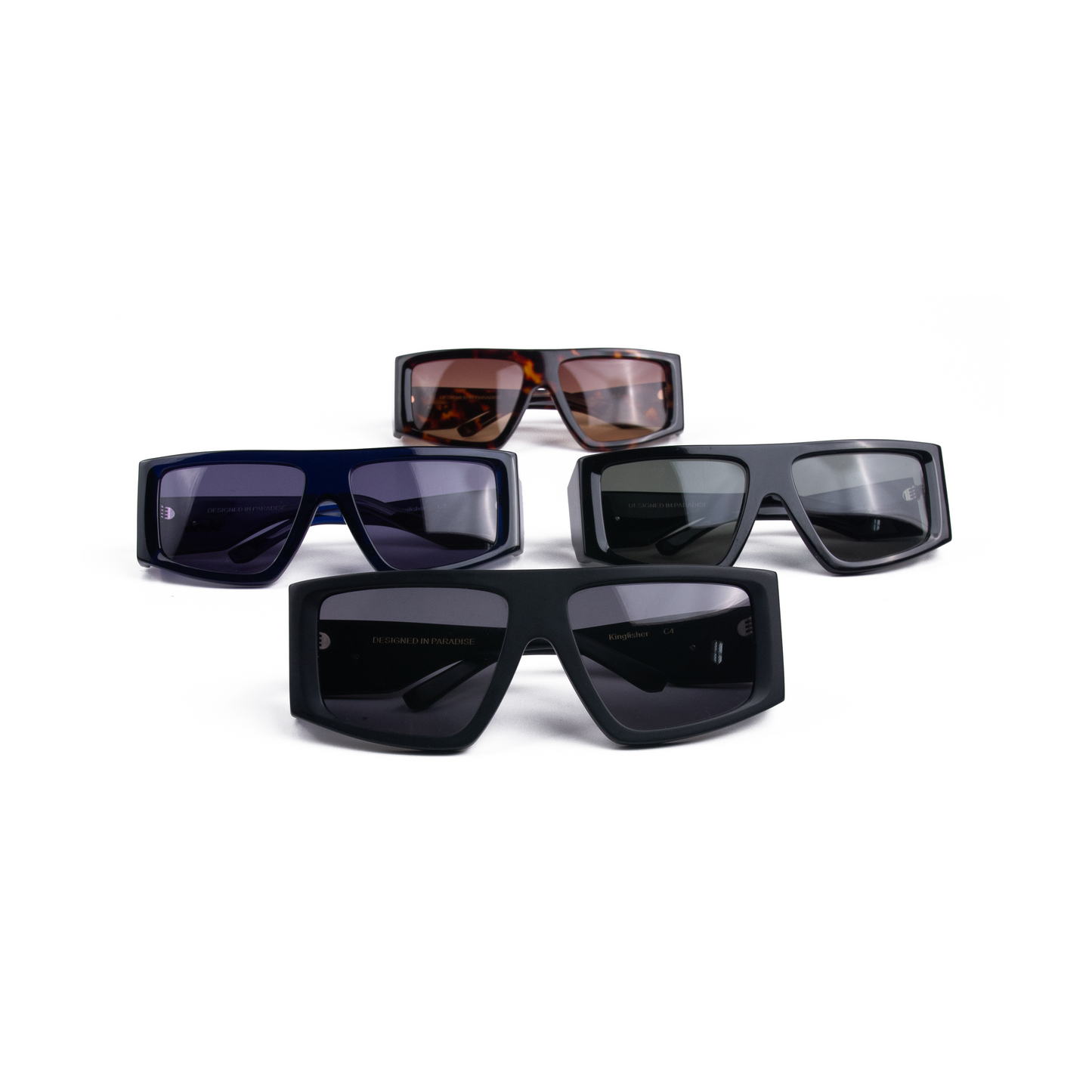KINGFISHER Matte Black / Smoke Polarised